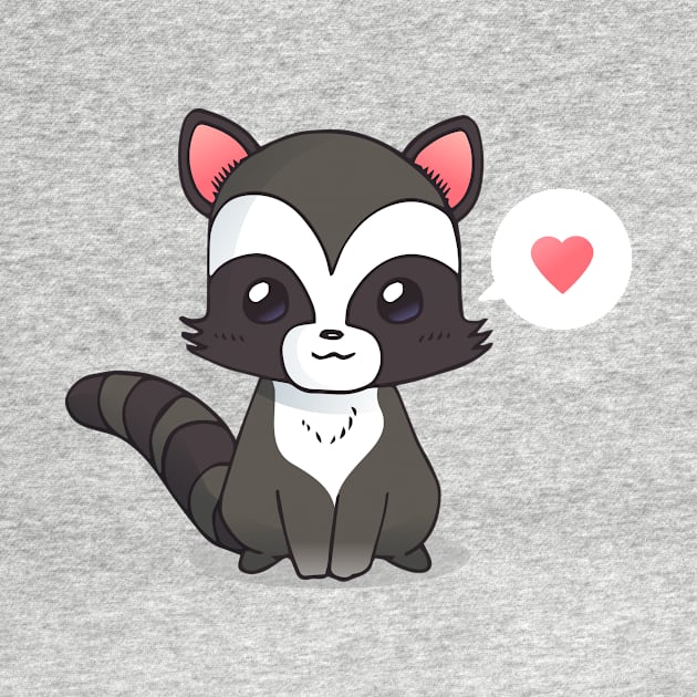 Cute Raccoon by LR_Collections